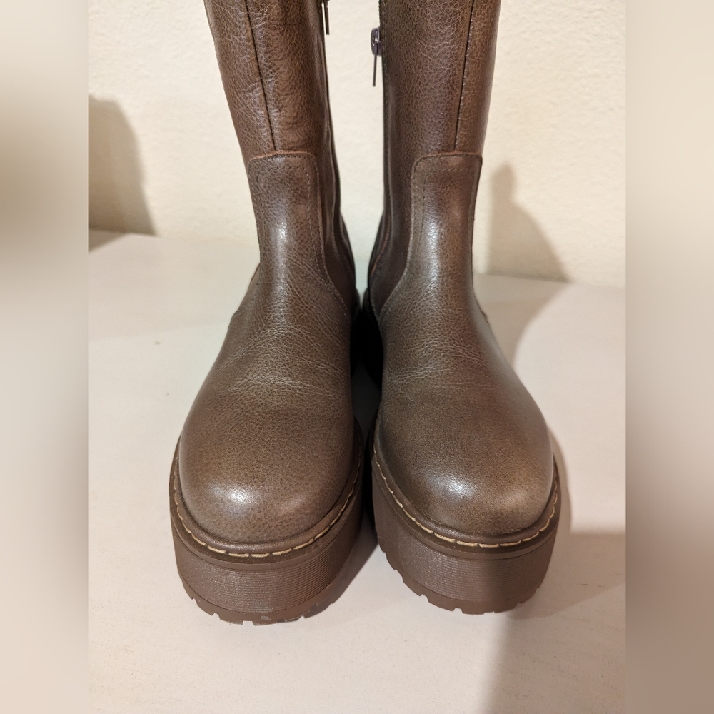 Roolee Leather Platform Boots - image 4